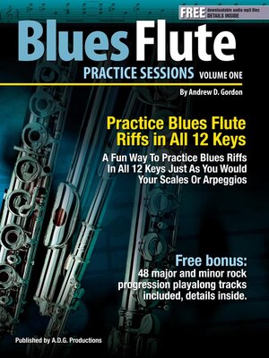 cover image of Blues Flute Practice Sessions Volume 1 In All 12 Keys